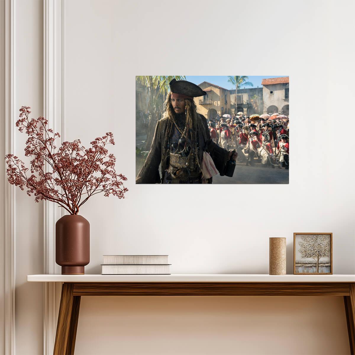 Pirates of the Caribbean Johnny Depp as Captain Jack Sparrow | Adventure Movie Poster | Film Fan Gift - Movies & TV Poster