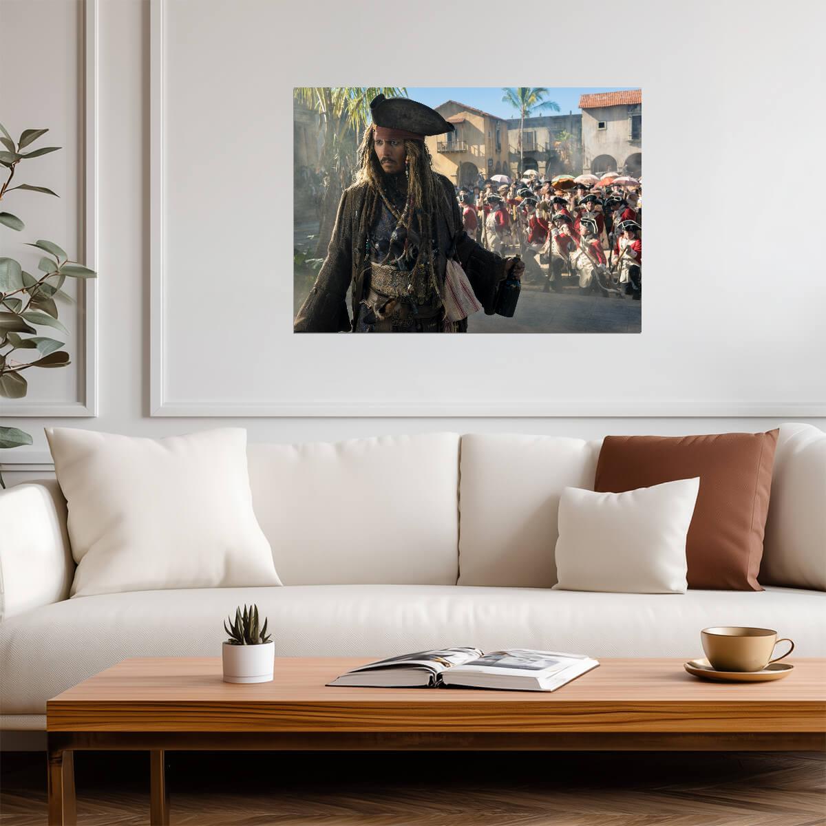 Pirates of the Caribbean Johnny Depp as Captain Jack Sparrow | Adventure Movie Poster | Film Fan Gift - Movies & TV Poster