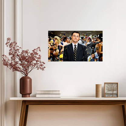Leonardo DiCaprio Poster | Wolf of Wall Street Movie Print - Movies & TV Poster