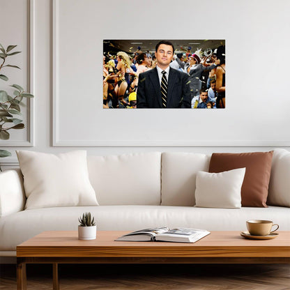 Leonardo DiCaprio Poster | Wolf of Wall Street Movie Print - Movies & TV Poster