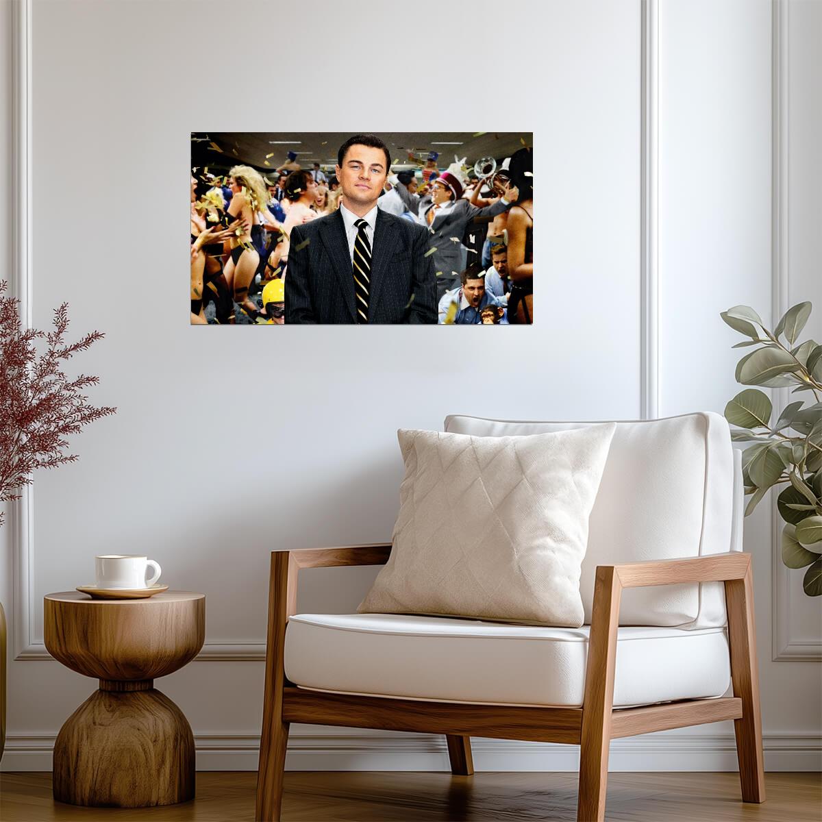 Leonardo DiCaprio Poster | Wolf of Wall Street Movie Print - Movies & TV Poster