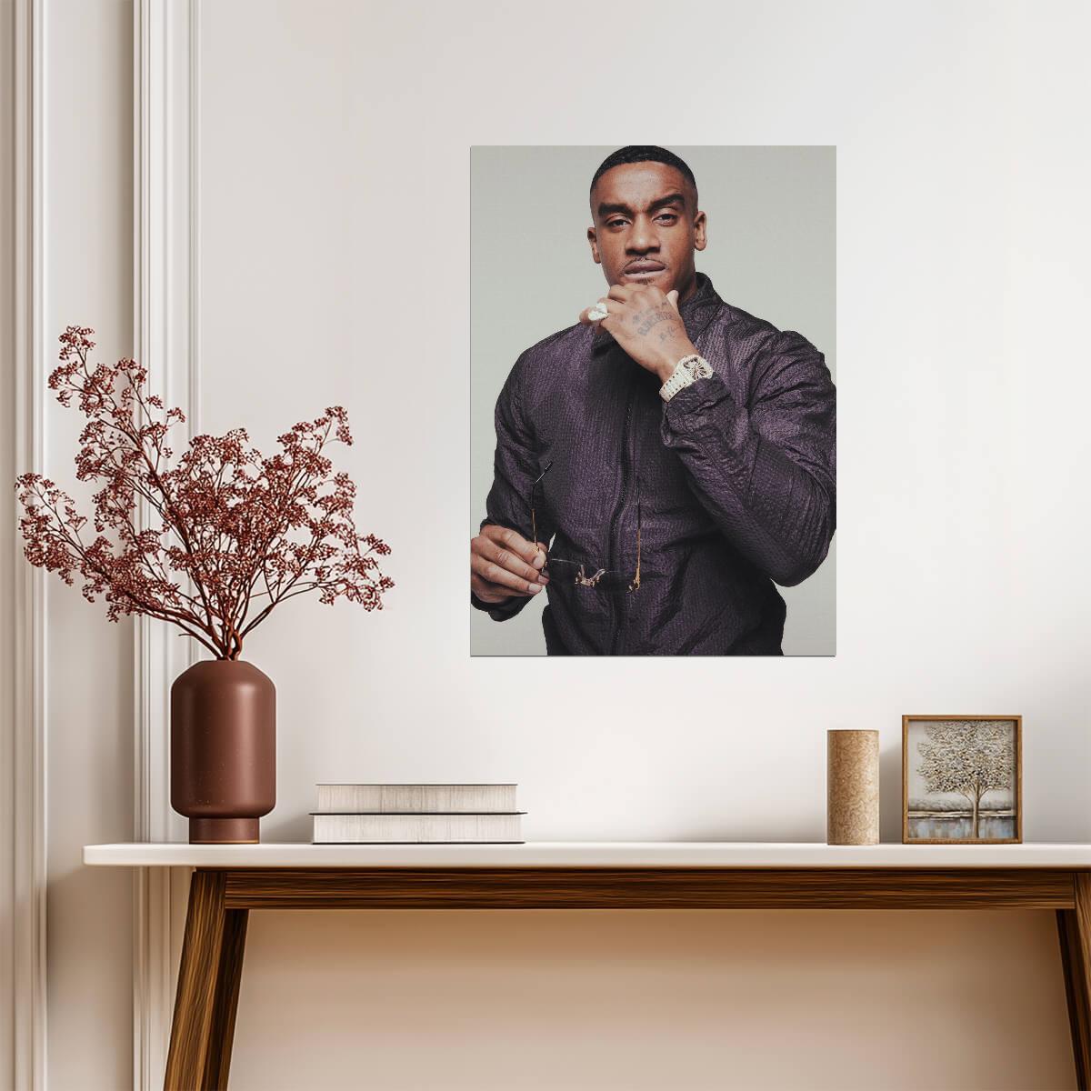 Bugzy Malone | British Grime Rapper Poster | Modern Hip Hop Wall Art - Music Poster