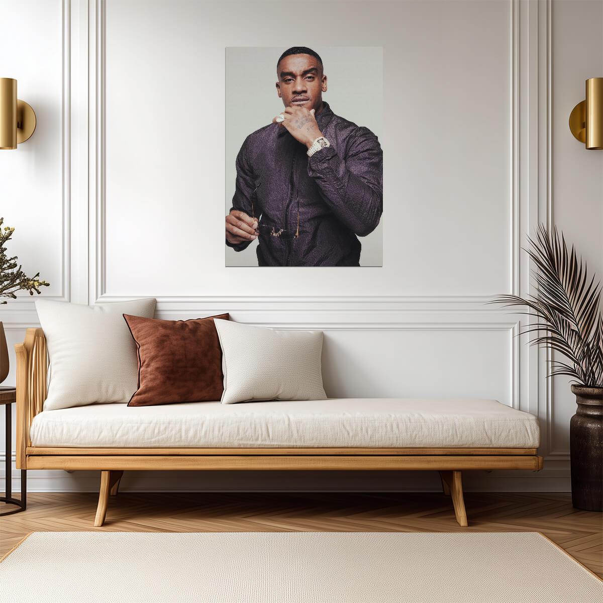 Bugzy Malone | British Grime Rapper Poster | Modern Hip Hop Wall Art - Music Poster