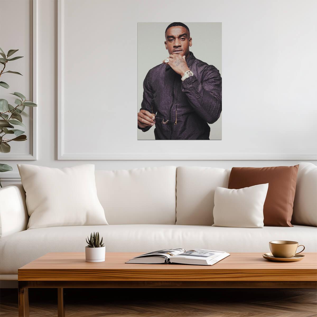 Bugzy Malone | British Grime Rapper Poster | Modern Hip Hop Wall Art - Music Poster
