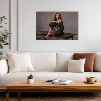 Zendaya Fashion Photoshoot | Celebrity Portrait Poster | Modern Actress Wall Art - Celebrities Poster