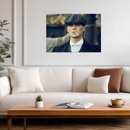 Peaky Blinders TV Show Poster | Cillian Murphy as Thomas Shelby | British Crime Drama Art - Movies & TV Poster
