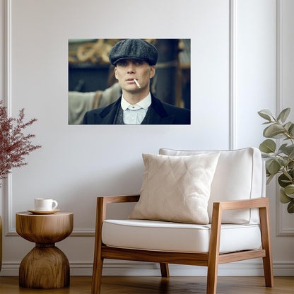 Peaky Blinders TV Show Poster | Cillian Murphy as Thomas Shelby | British Crime Drama Art - Movies & TV Poster