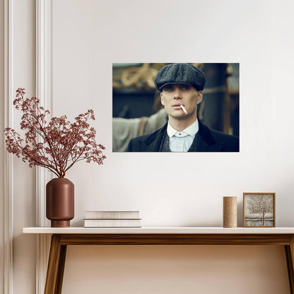 Peaky Blinders TV Show Poster | Cillian Murphy as Thomas Shelby | British Crime Drama Art - Movies & TV Poster