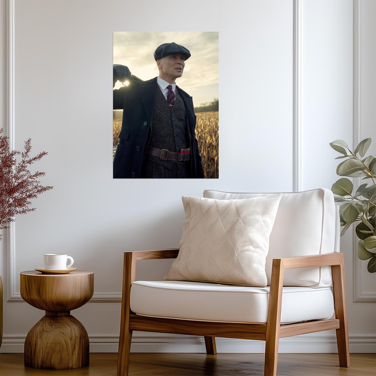 Peaky Blinders Thomas Shelby in the Fields | Cillian Murphy Poster | British Crime Drama Wall Art - Movies & TV Poster