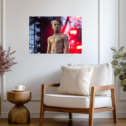 Xxxtentacion on Stage | Live Concert Photography | Music Star Poster - Music Poster
