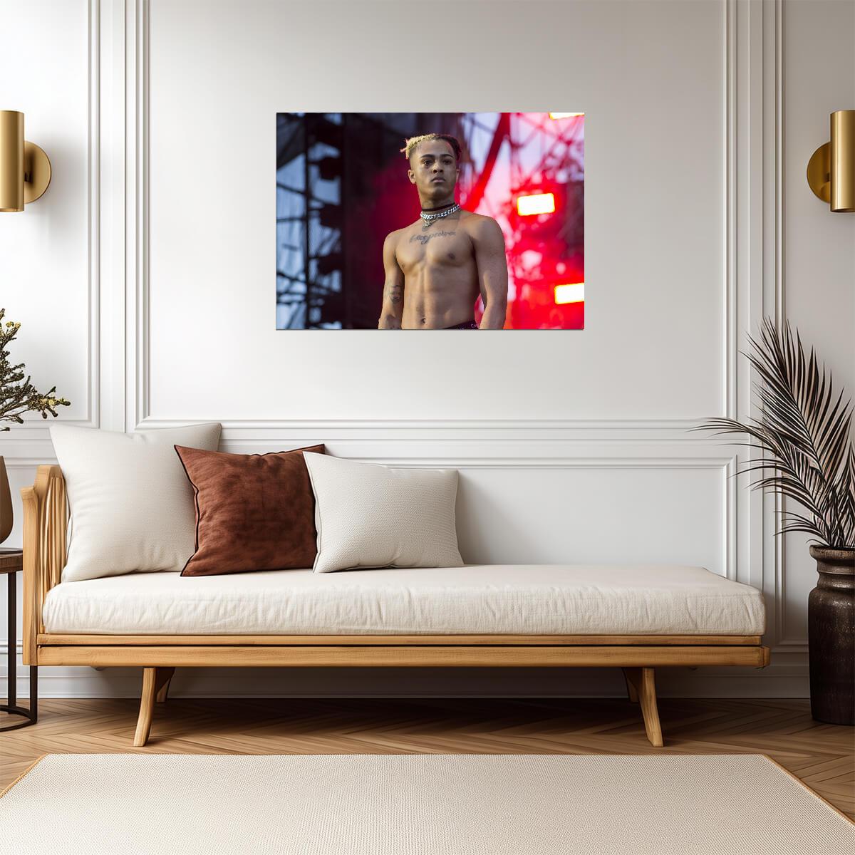 Xxxtentacion on Stage | Live Concert Photography | Music Star Poster - Music Poster