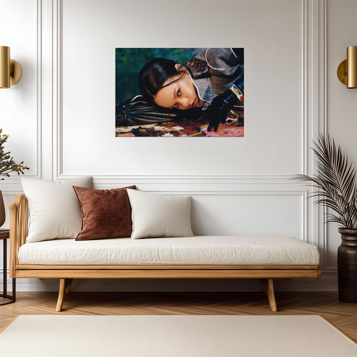 Rihanna High Fashion Photoshoot | Louis Vuitton Jacket Poster | Celebrity Wall Art - Music Poster