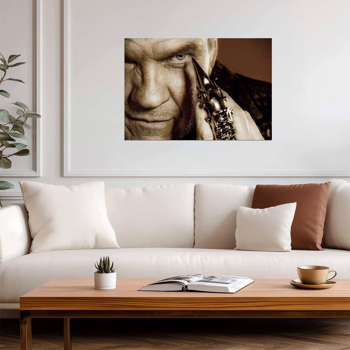 Meat Loaf Print | Rock Music Poster - Music Poster