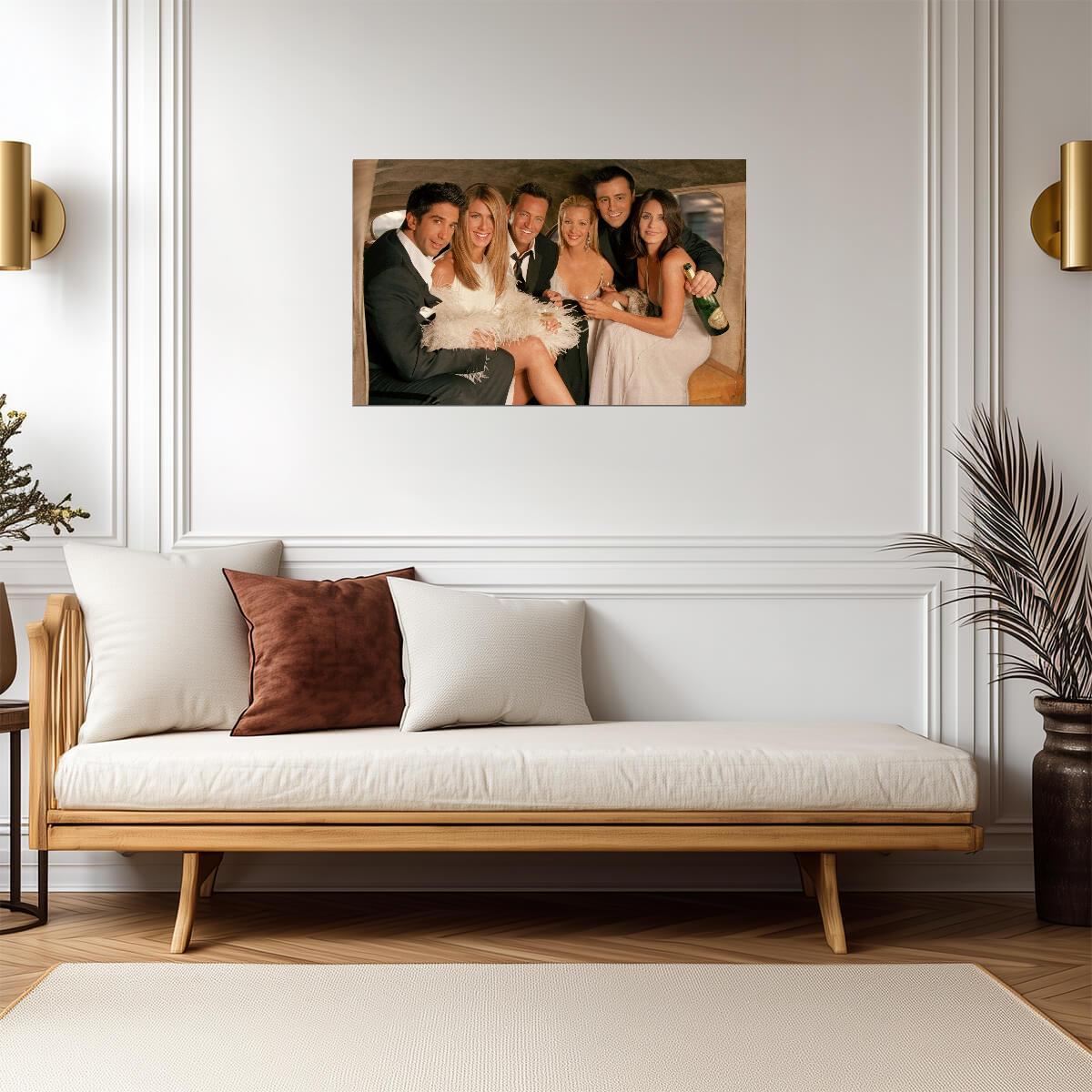 Friends TV Show Cast Photo | Classic 90s Sitcom Poster | Fan Gift Wall Art - Movies & TV Poster