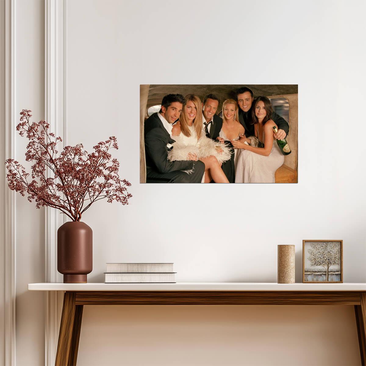 Friends TV Show Cast Photo | Classic 90s Sitcom Poster | Fan Gift Wall Art - Movies & TV Poster