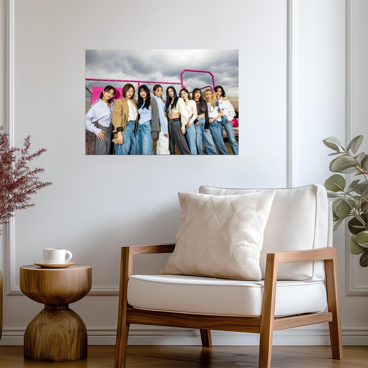 Twice Full Group Photo | K-Pop Music Poster | All Members Wall Art - Music Poster