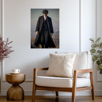 Thomas Shelby Peaky Blinders | Cillian Murphy TV Show Poster | British Crime Drama Art - Movies & TV Poster