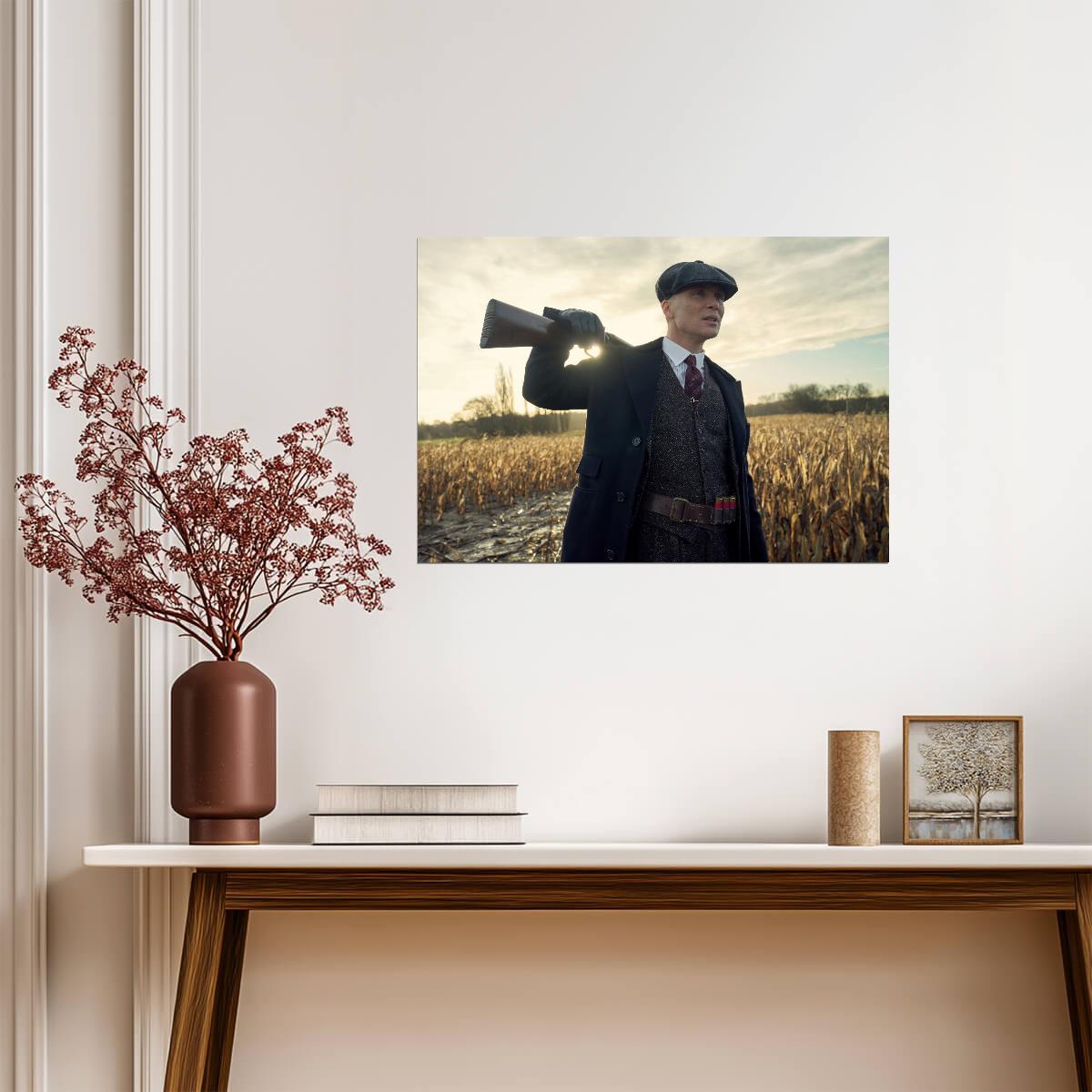 Peaky Blinders TV Show | Thomas Shelby Poster | British Crime Drama Art - Movies & TV Poster