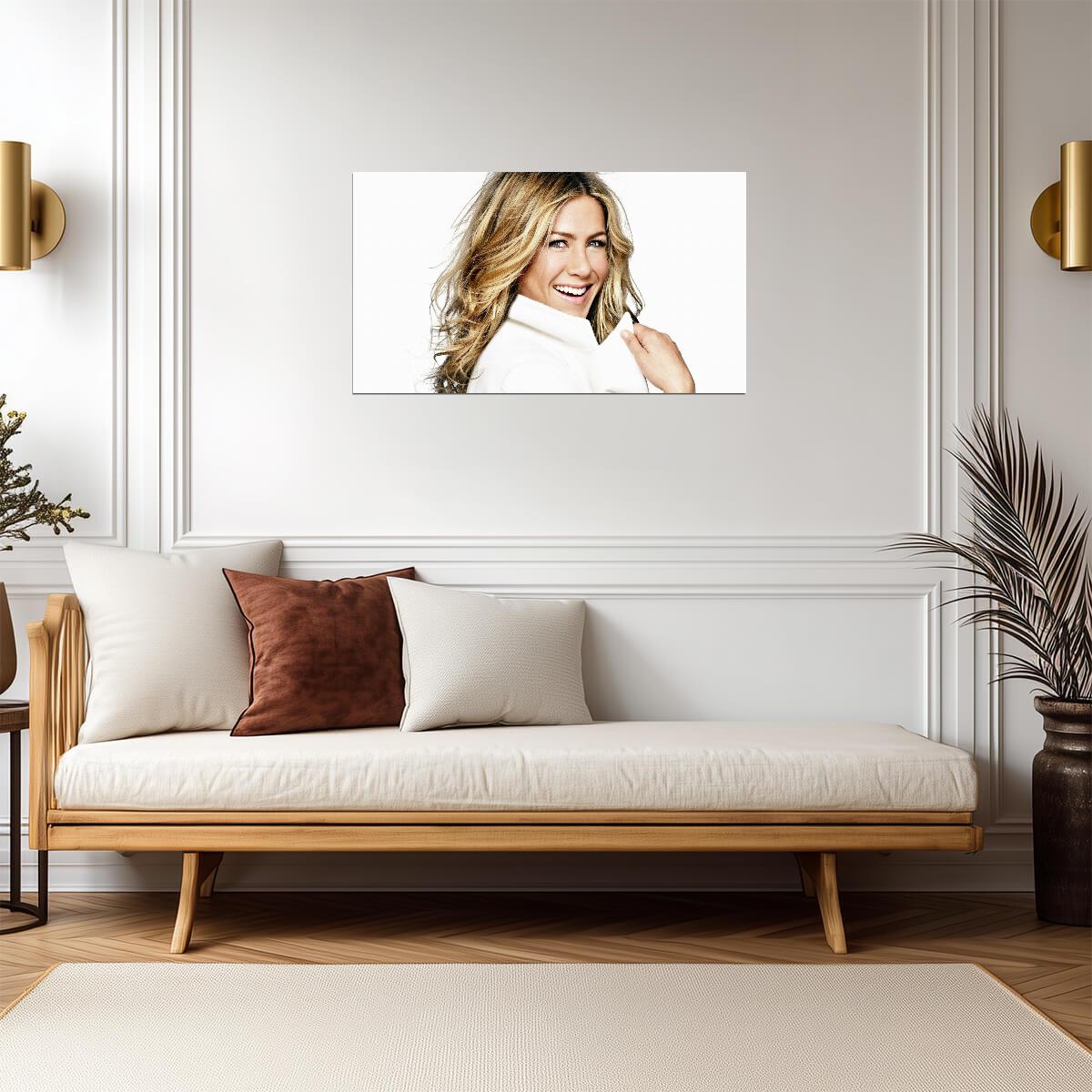 Jennifer Aniston | Pastel Portrait | Wall Decor Poster - Celebrities Poster