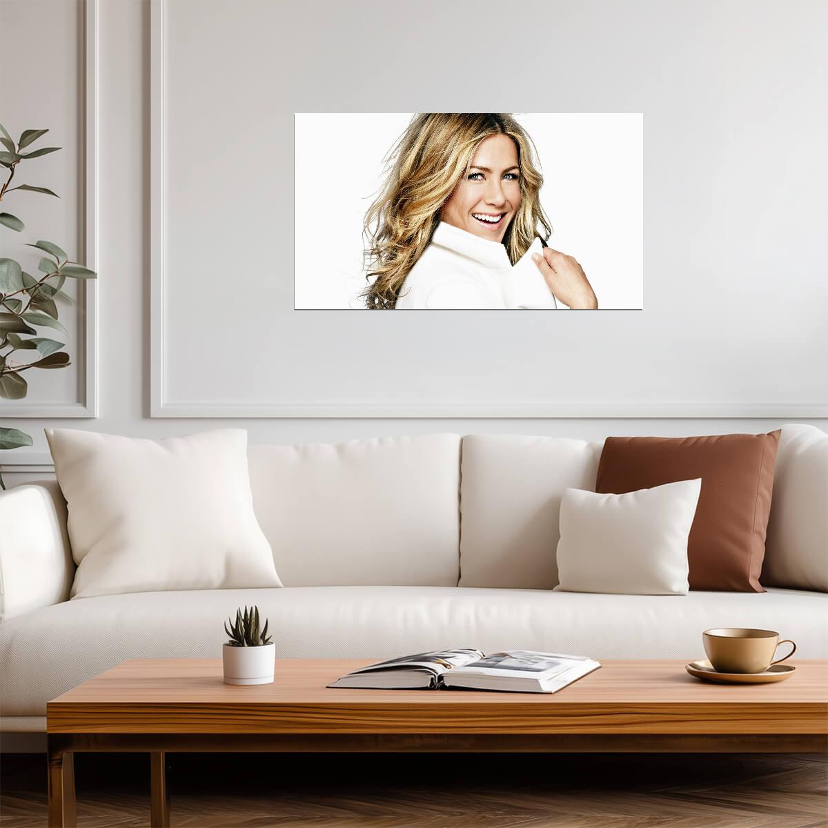 Jennifer Aniston | Pastel Portrait | Wall Decor Poster - Celebrities Poster