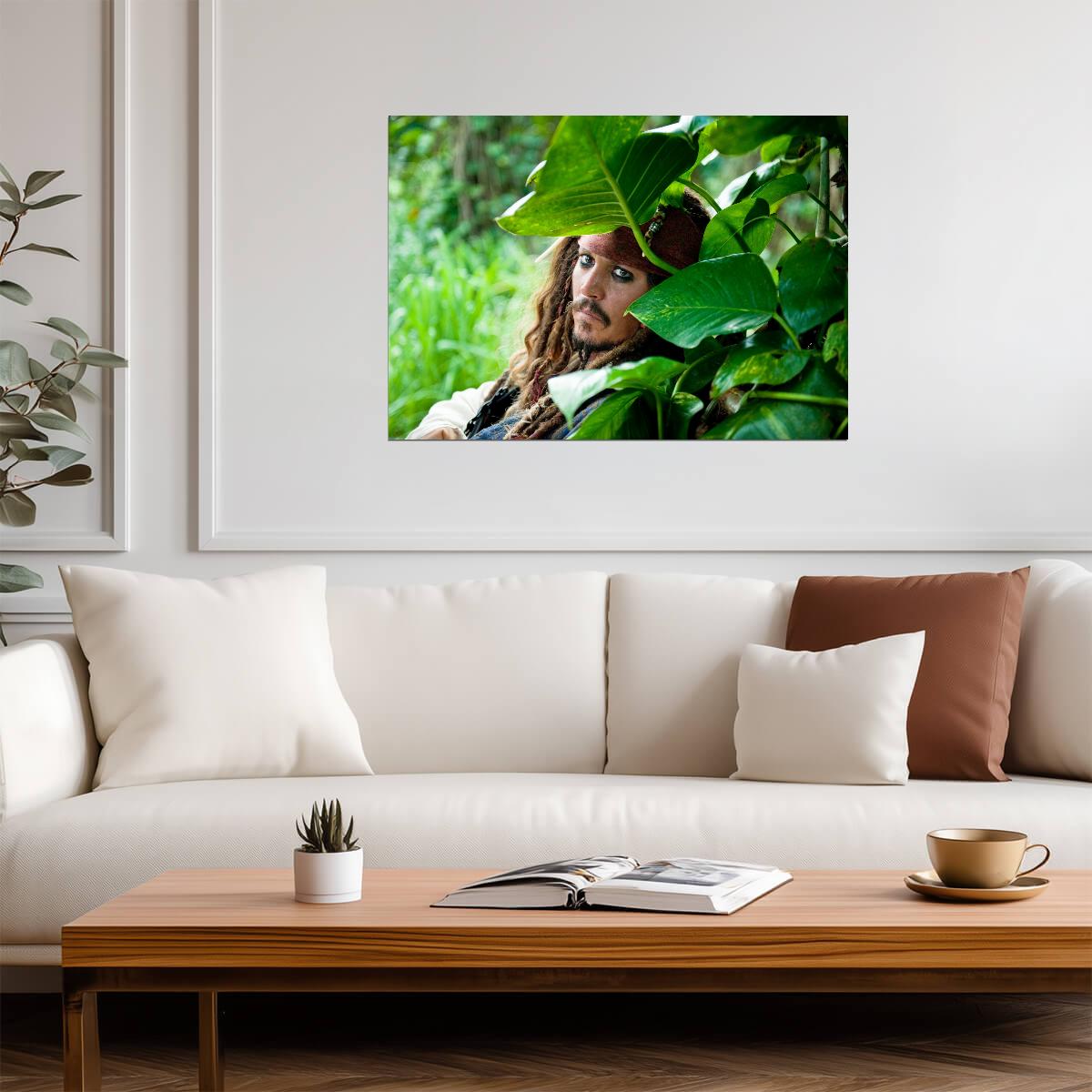 Pirates of the Caribbean Johnny Depp | Captain Jack Sparrow Poster | Adventure Movie Wall Art - Movies & TV Poster