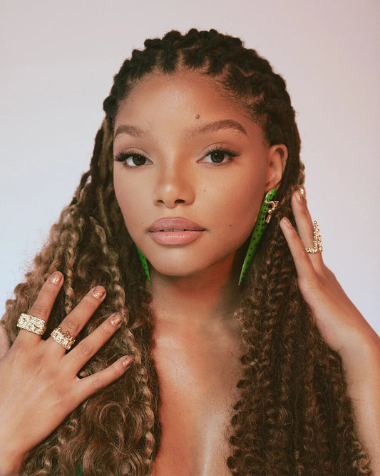 Halle Bailey | Warm Tone Portrait | Music Poster - Music Poster