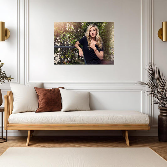 Ellie Goulding | Warm Tone Art | Wall Decor Poster - Music Poster