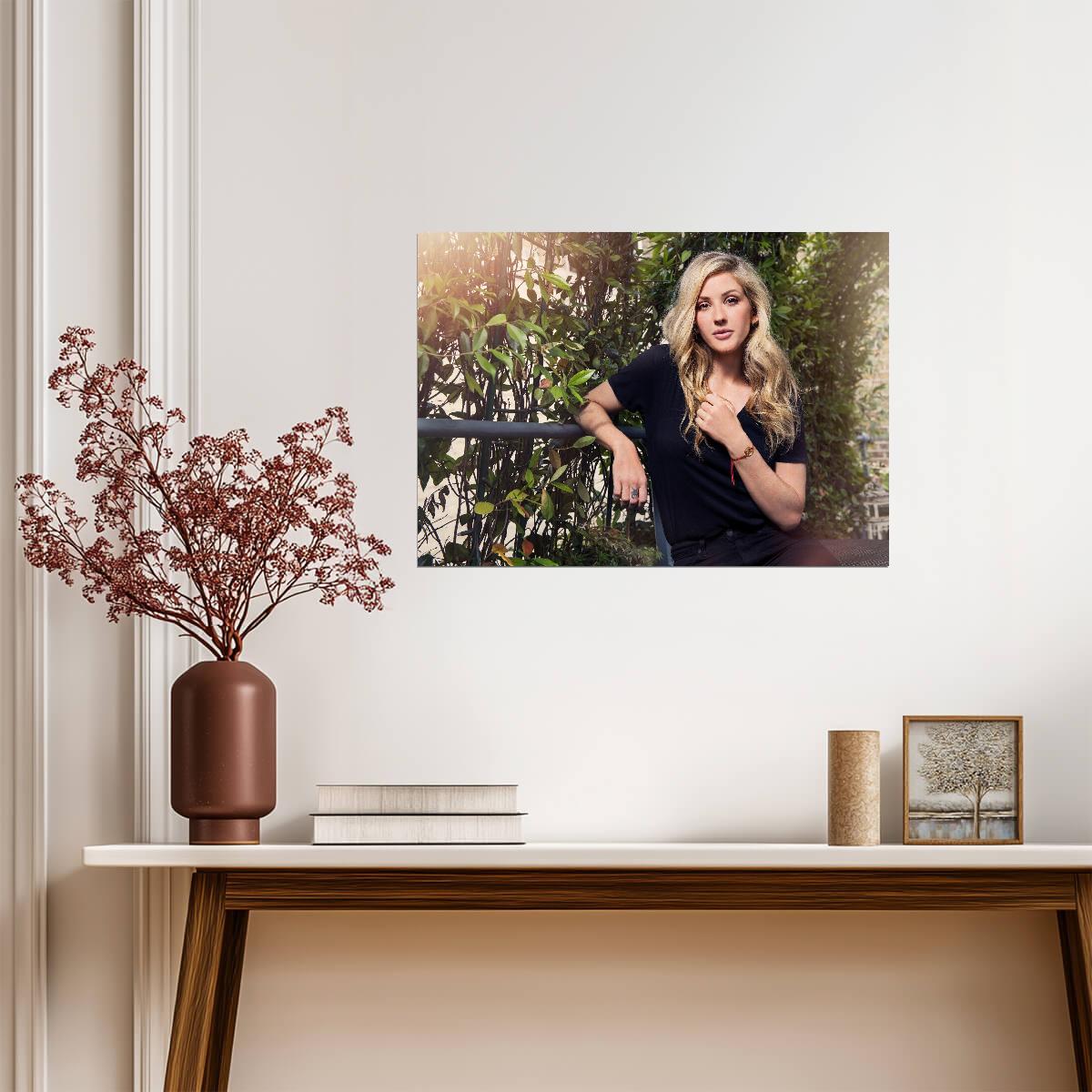 Ellie Goulding | Warm Tone Art | Wall Decor Poster - Music Poster