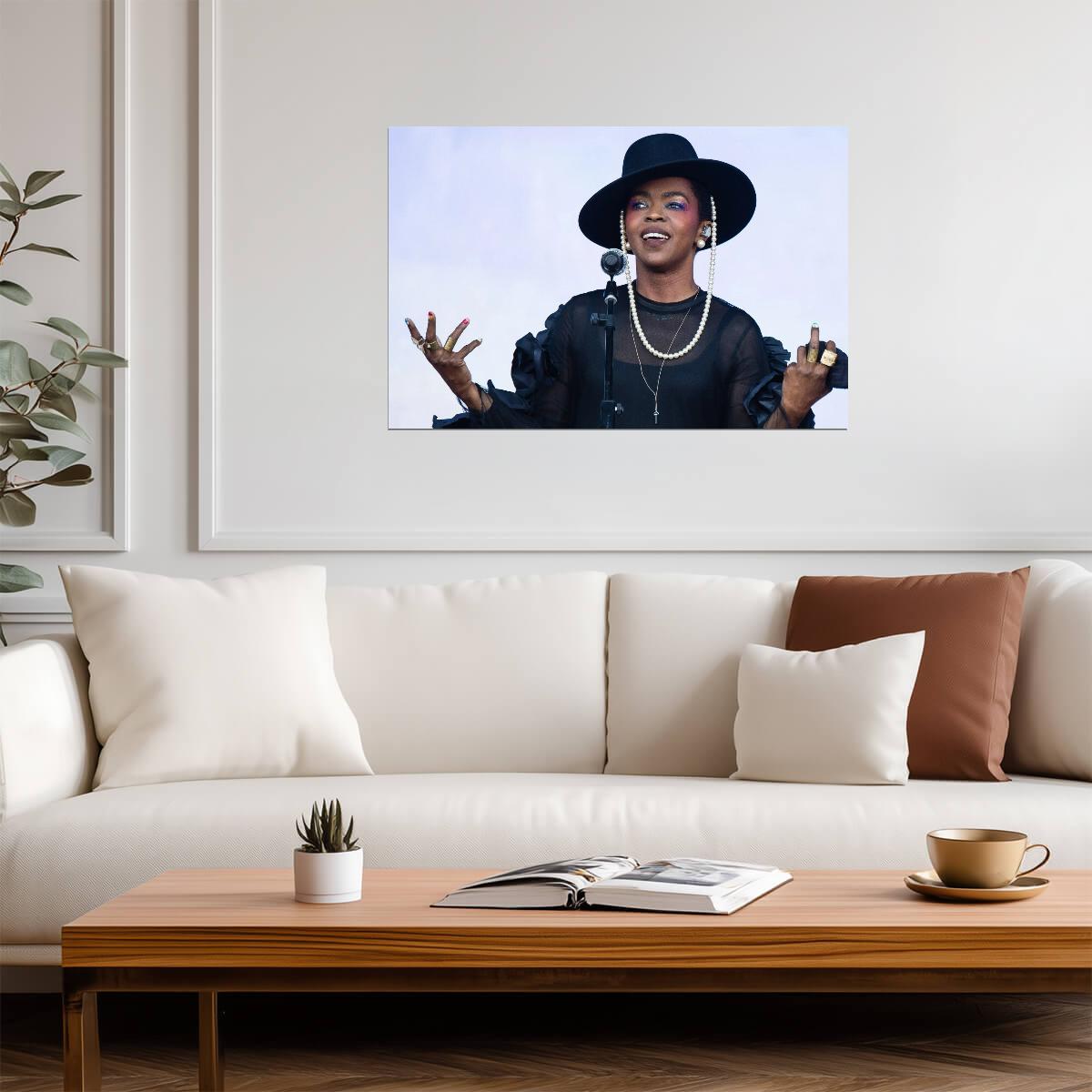 Lauryn Hill Poster | Live Concert Music Print - Music Poster