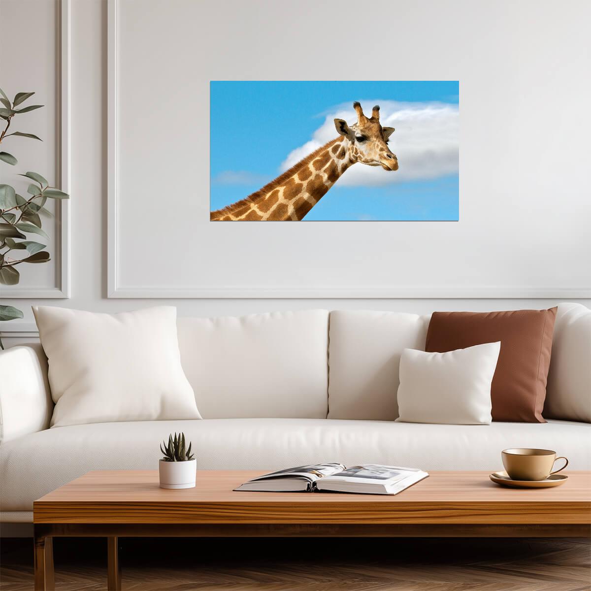 Giraffe | Savanna Inhabitant | Nature Poster - Photography Poster