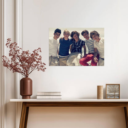 One Direction on the Beach | Early Years Group Photo | Pop Music Poster - Music Poster