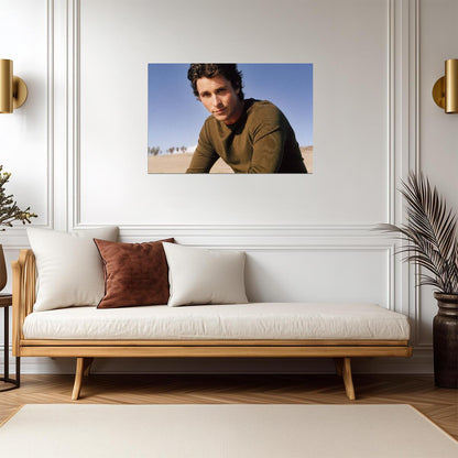Christian Bale Vintage Photoshoot | Celebrity Portrait Poster | Actor Wall Art - Celebrities Poster