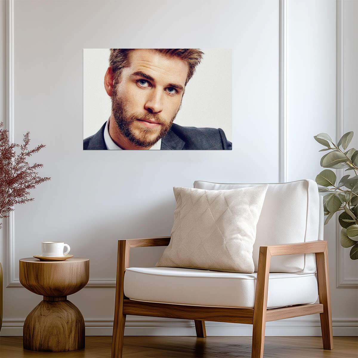 Liam Hemsworth Wall Art | Australian Actor Poster - Celebrities Poster