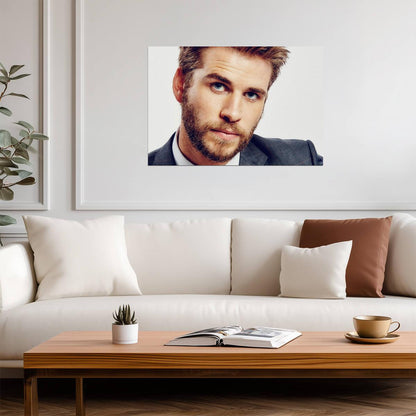 Liam Hemsworth Wall Art | Australian Actor Poster - Celebrities Poster