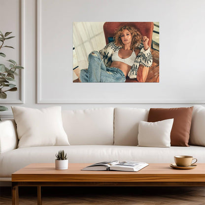 Jennifer Lopez | Multicolor Art | Actress Poster - Music Poster