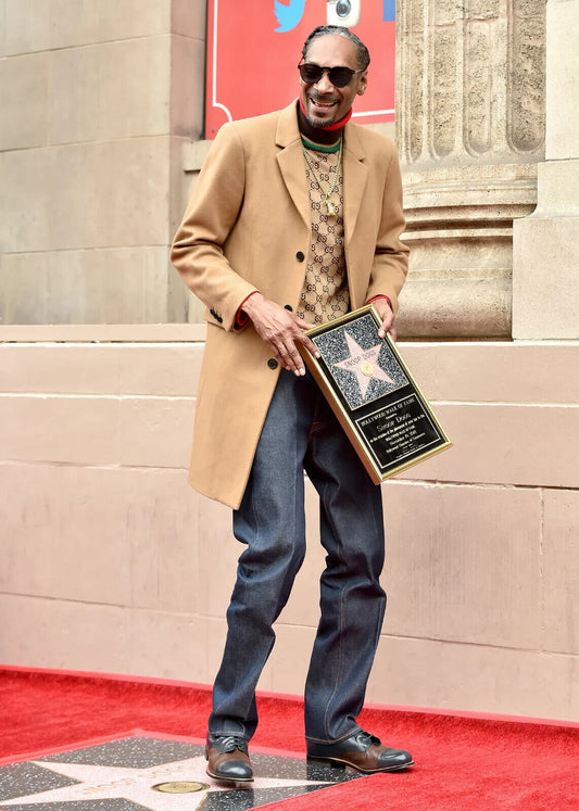 Snoop Dogg at Walk of Fame Ceremony | Rap Legend Poster | Celebrity Achievement Art - Music Poster