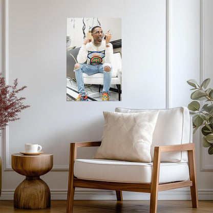 Key Glock Poster | Rapper Wall Art - Music Poster
