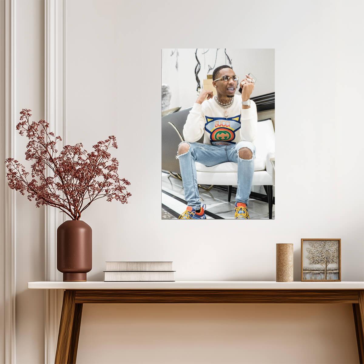 Key Glock Poster | Rapper Wall Art - Music Poster