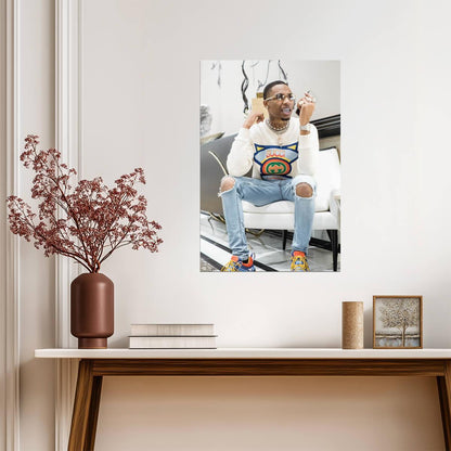 Key Glock Poster | Rapper Wall Art - Music Poster