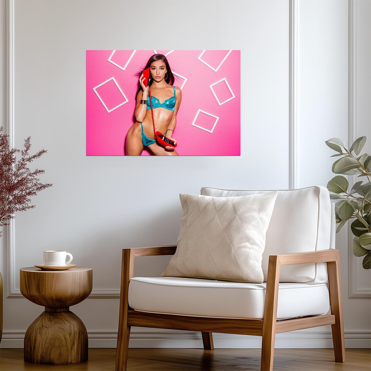 Emily Willis | Vibrant Art Print | Sexy Model Poster - Celebrities Poster