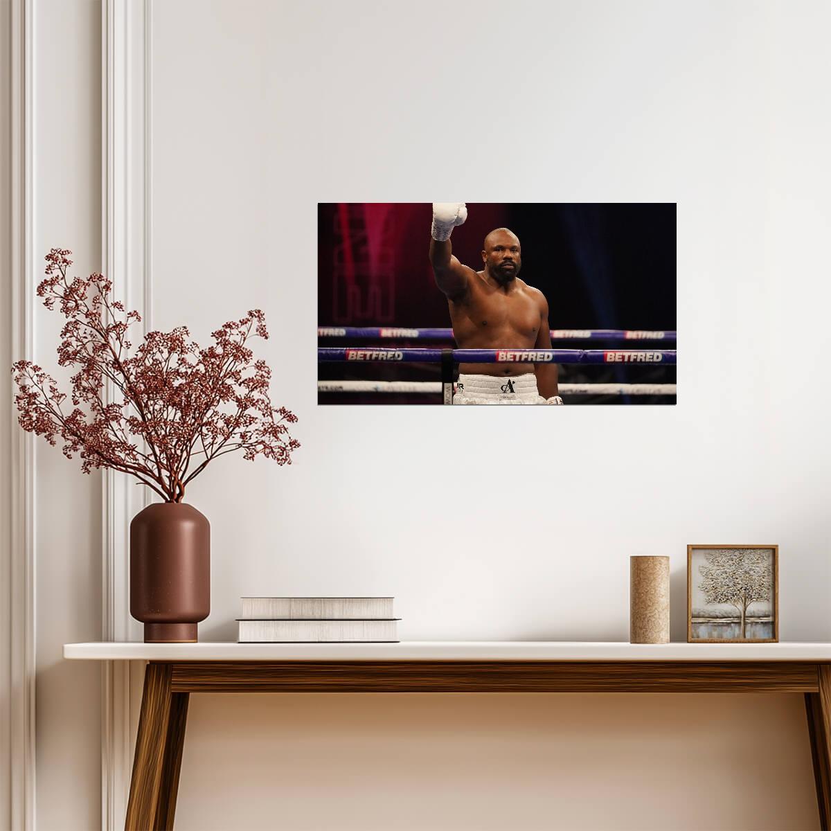 Derek Chisora British Heavyweight | Boxing Poster | Combat Sports Legend Print - Sports Poster