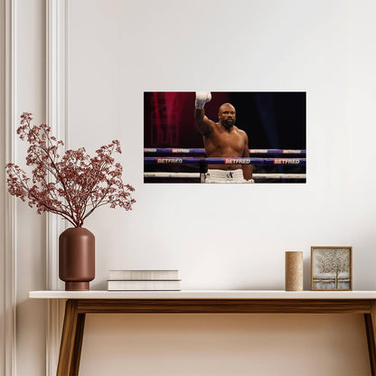 Derek Chisora British Heavyweight | Boxing Poster | Combat Sports Legend Print - Sports Poster