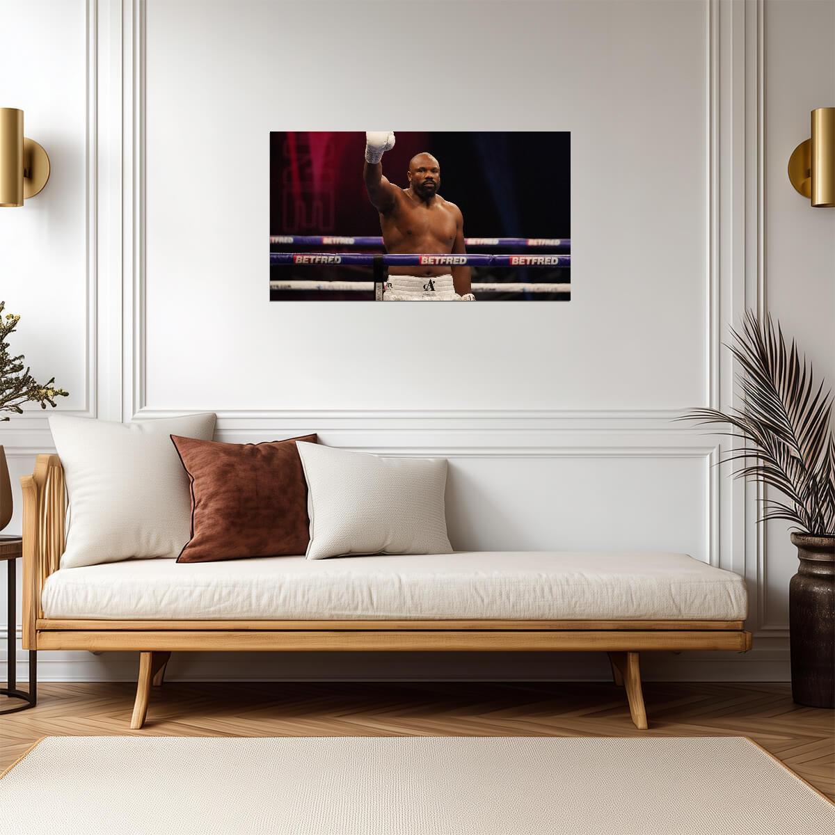 Derek Chisora British Heavyweight | Boxing Poster | Combat Sports Legend Print - Sports Poster