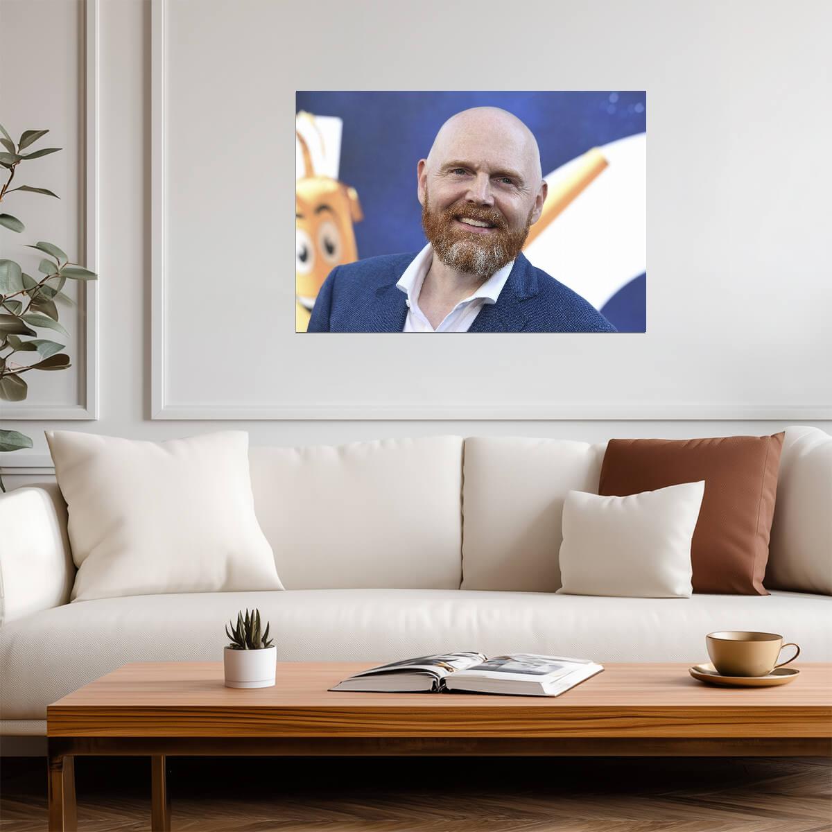 Bill Burr | Stand Up Comedian Poster | Comedy Legend Print - Celebrities Poster