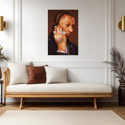 Digga D | Colorful Art Style | Singer Poster - Music Poster