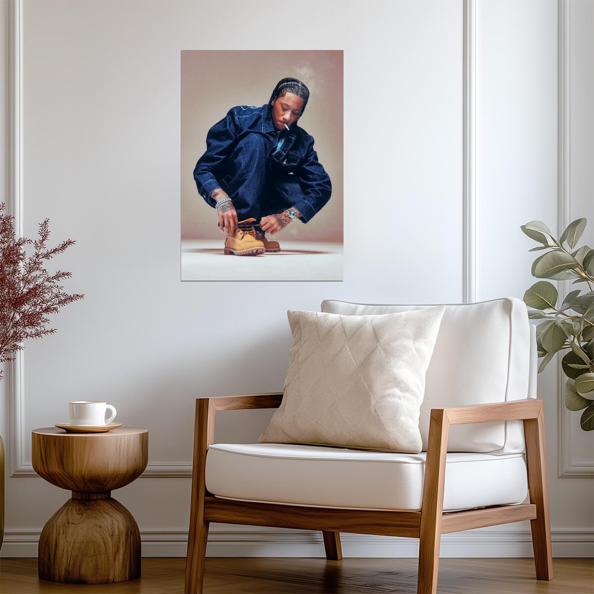 Digga D | Famous Rapper | Modern Music Poster - Music Poster
