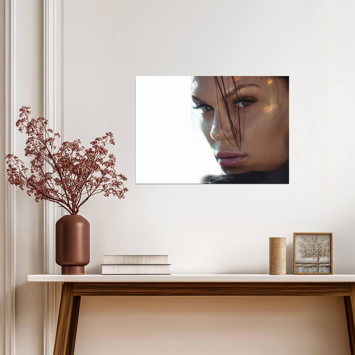 Jessie J | Warm Tone Portrait | Art Poster - Music Poster