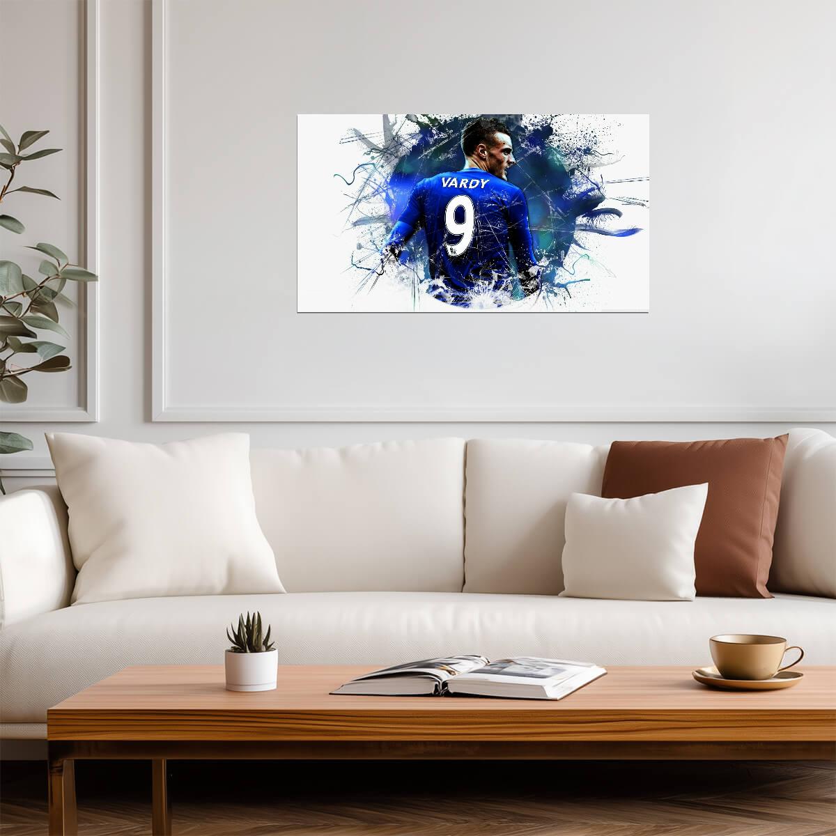 Jamie Vardy | Soccer Player | Sports Poster - Sports Poster