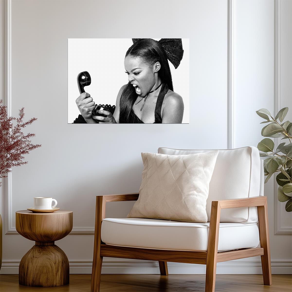 Azealia Banks | Black and White Art | Singer Poster - Music Poster