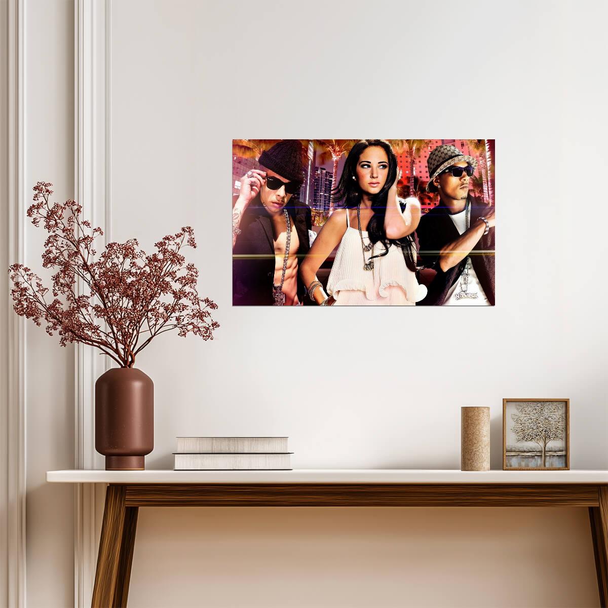 N-Dubz Early Years Promo Art | British Hip Hop Group Poster | Nostalgic Music Wall Art - Music Poster